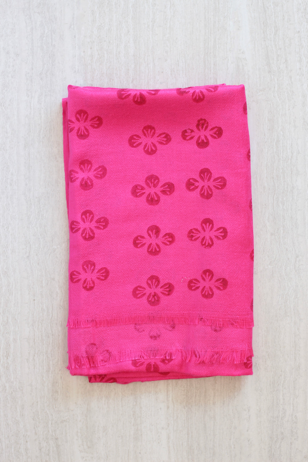 Scarf - Pink with Berry Dogwood