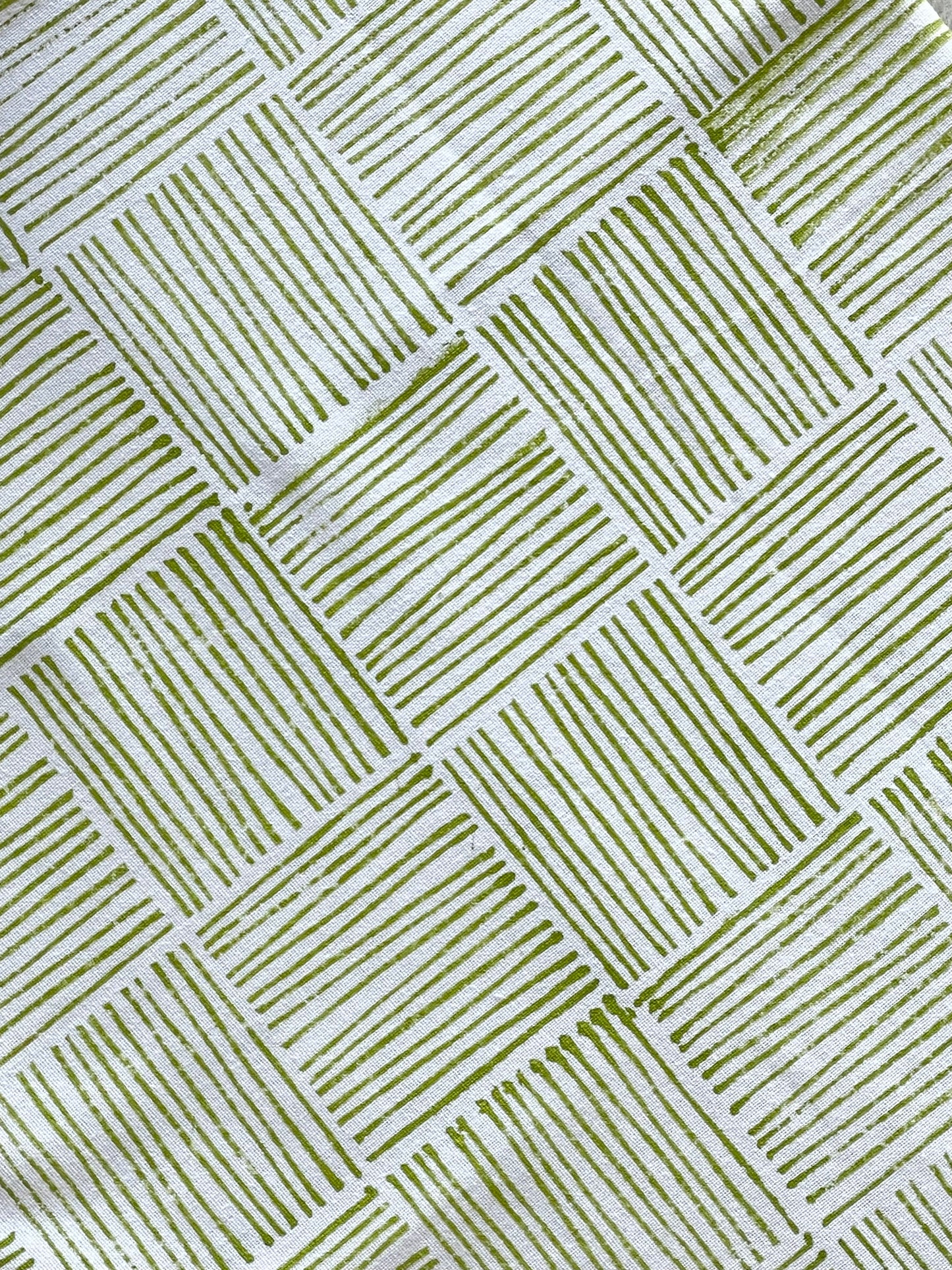 Table Runner - Striped, Lime
