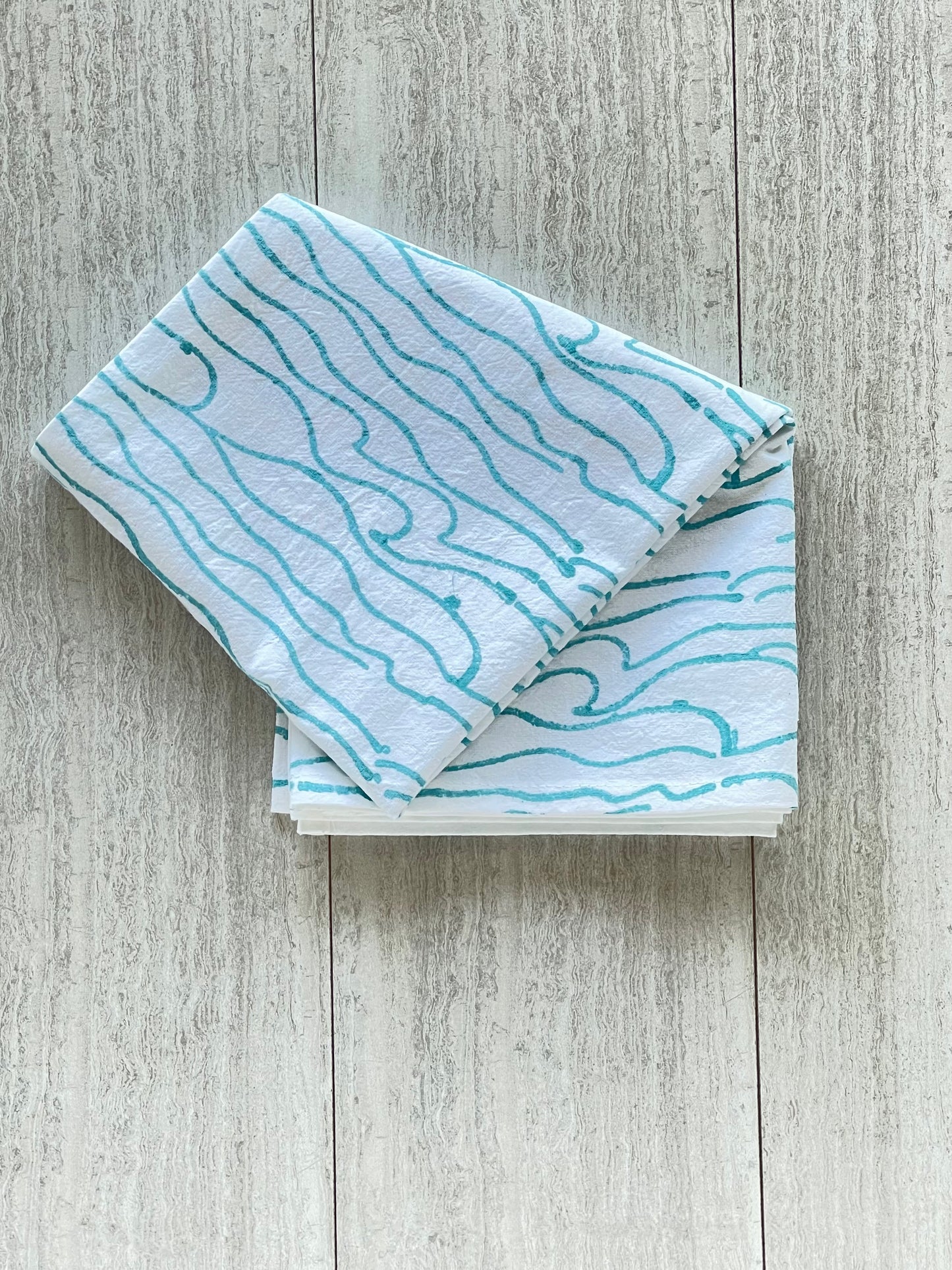 Tea Towel - Waves, Saltwater