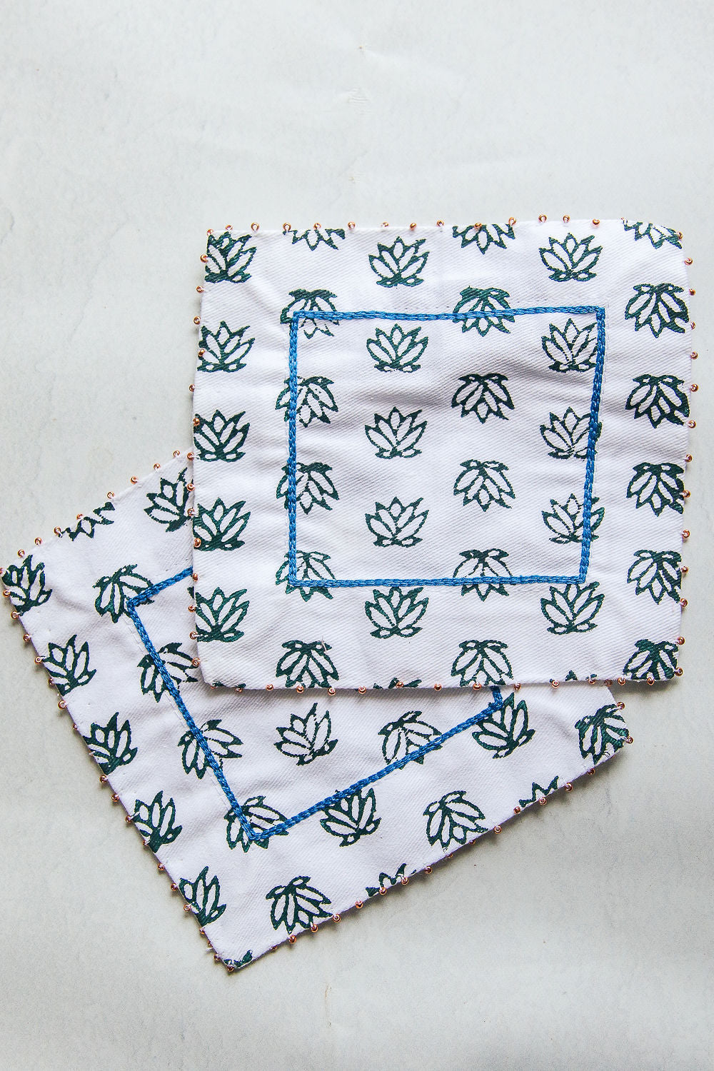 Cocktail Napkins (set of 4) - Midnight Lotus