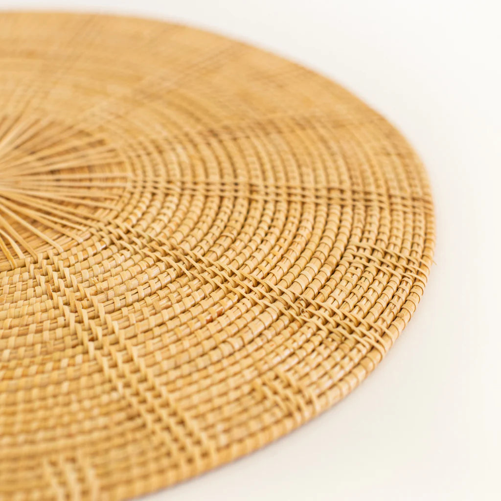 Rattan Woven Placemats (Set of 2)