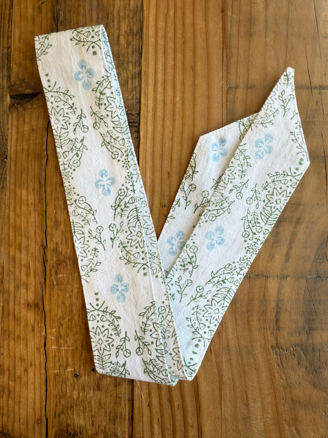 Hat Ribbon - Vara, Sage & Uniform Blue