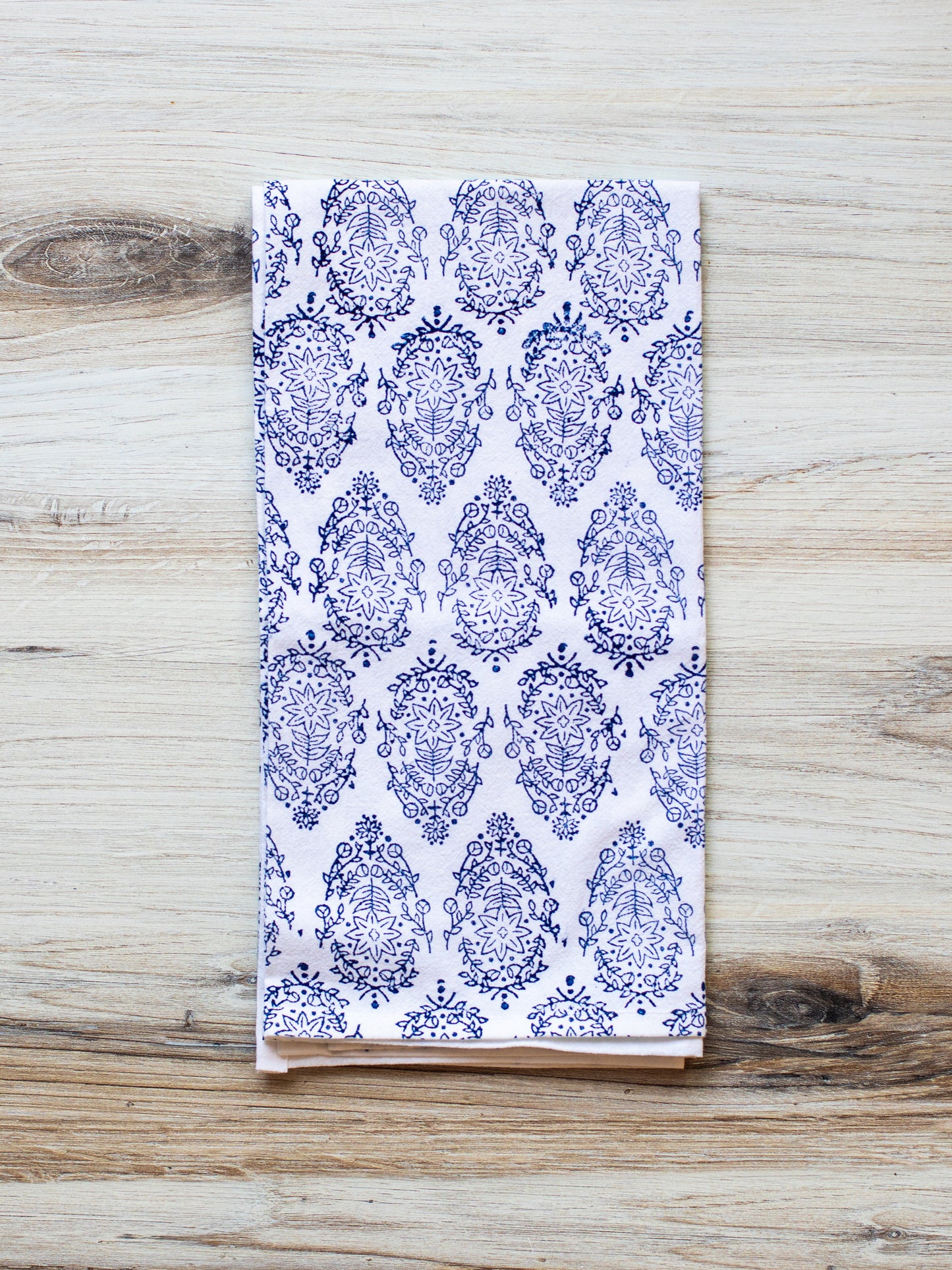 Tea Towel - Vara, Navy