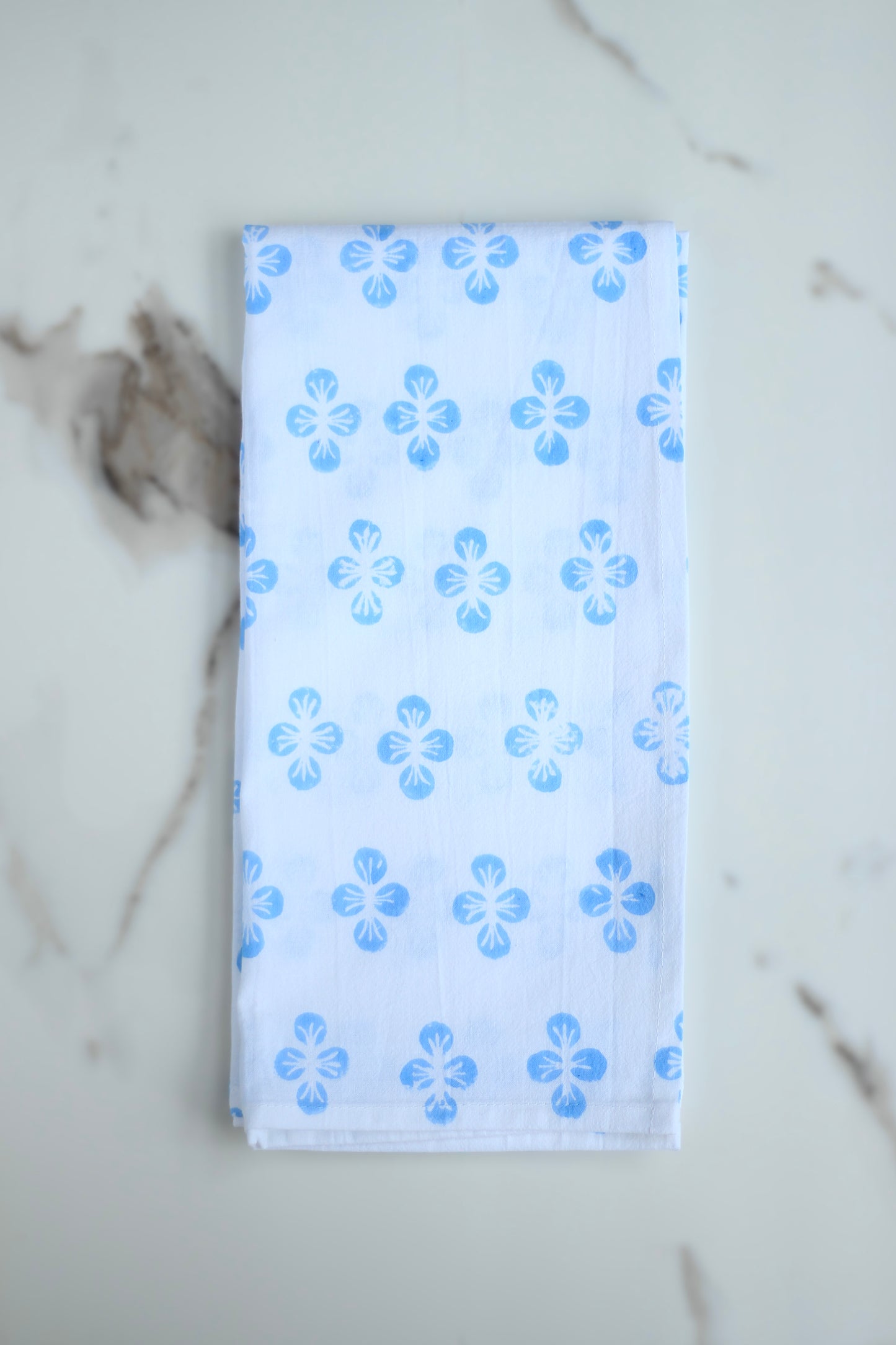 Tea Towel - Dogwood, Uniform Blue