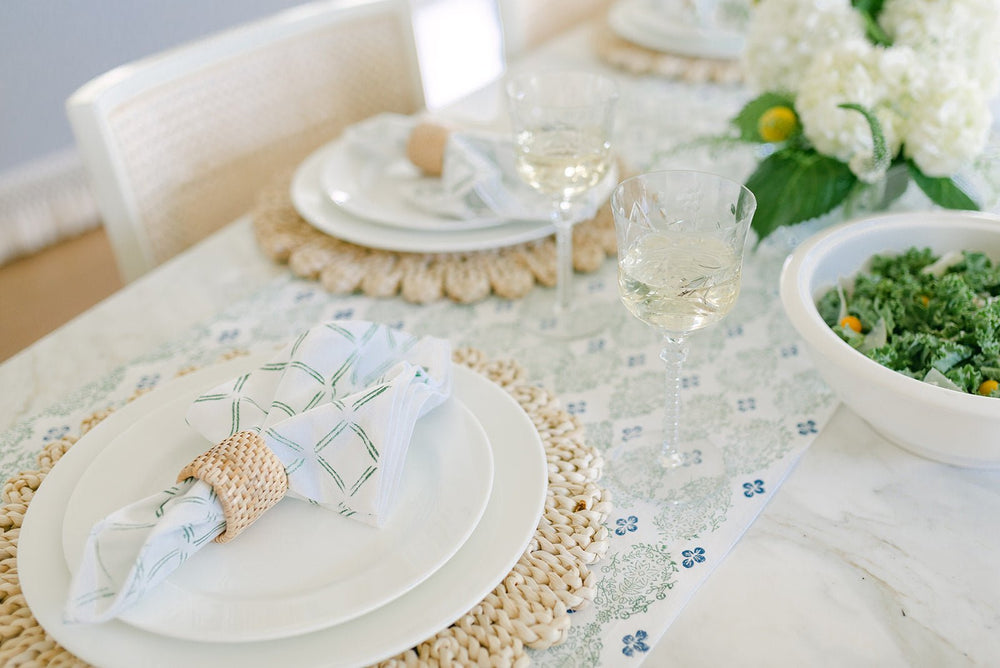 Dinner Napkins (set of 4) - Dash, Sage - The Mended Company