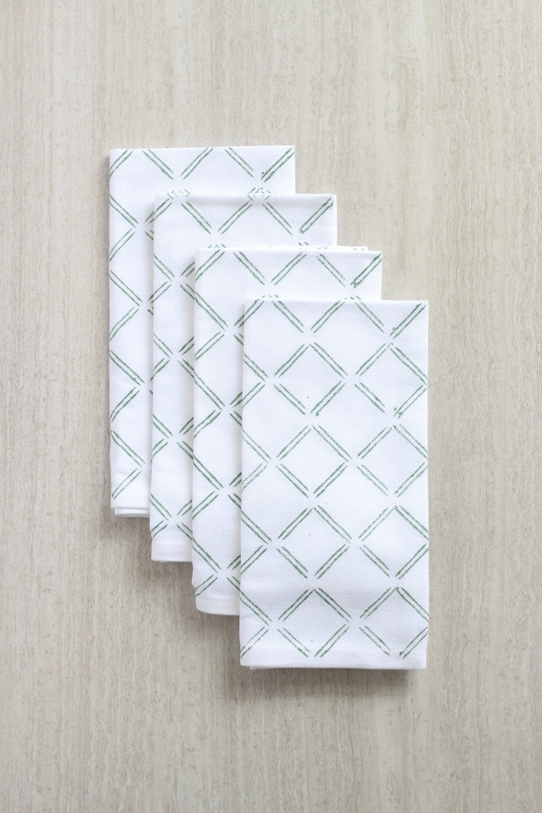 Dinner Napkins (set of 4) - Dash, Sage - The Mended Company