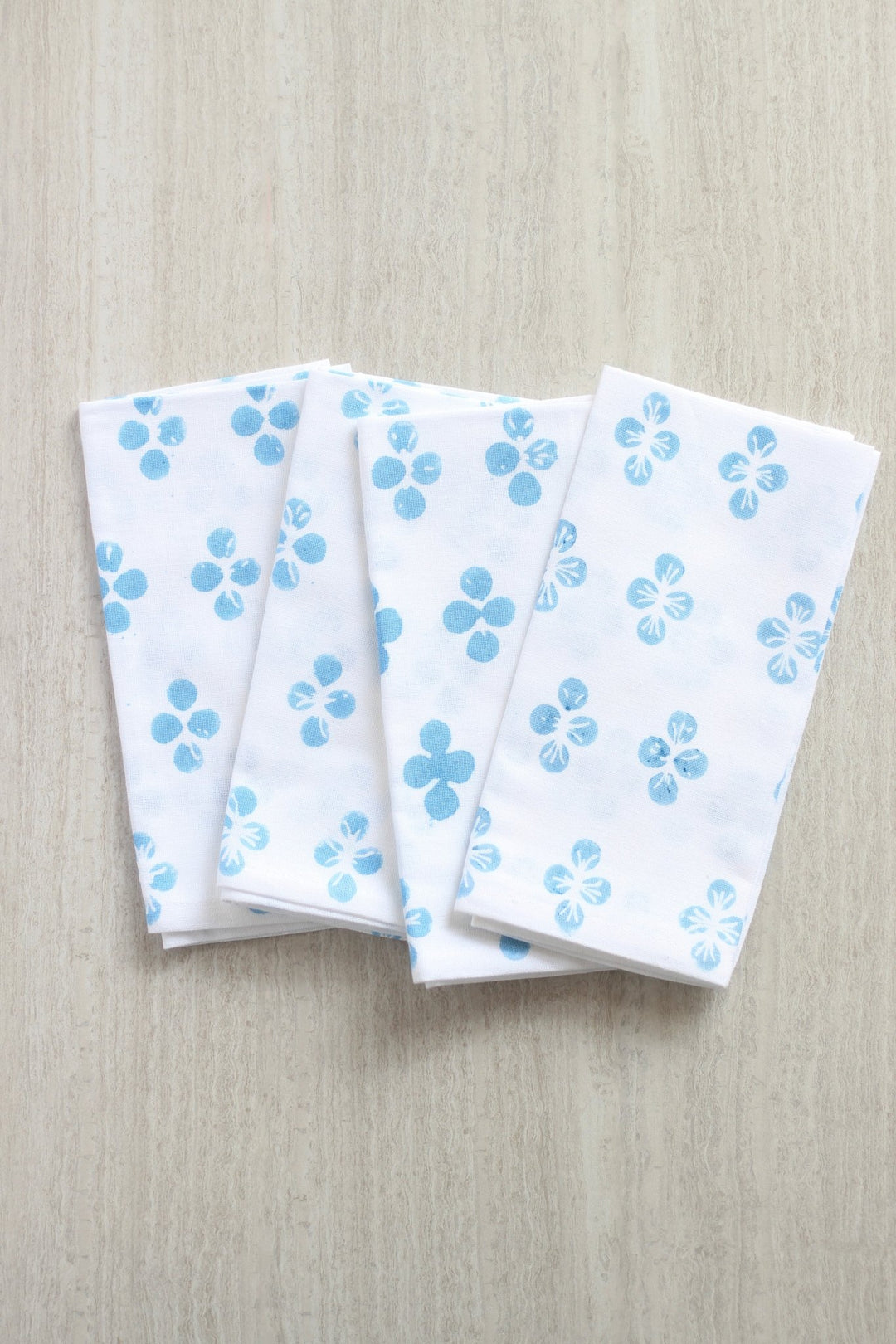 Dinner Napkins (set of 4) - Dogwood, Uniform Blue - The Mended Company