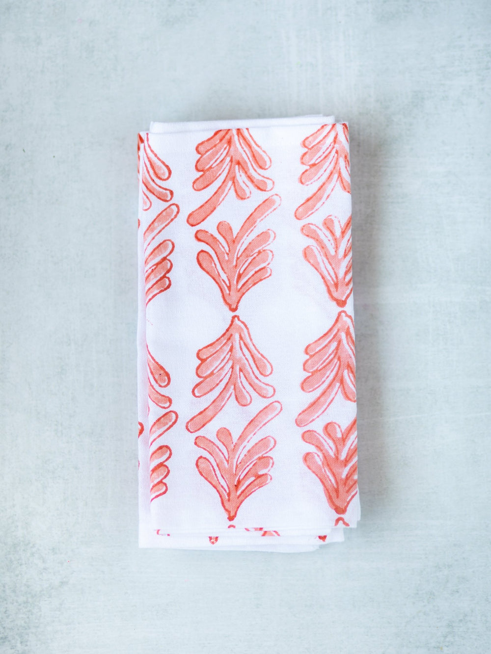 Dinner Napkins (set of 4) - Palmetto, Orange & Melon - The Mended Company