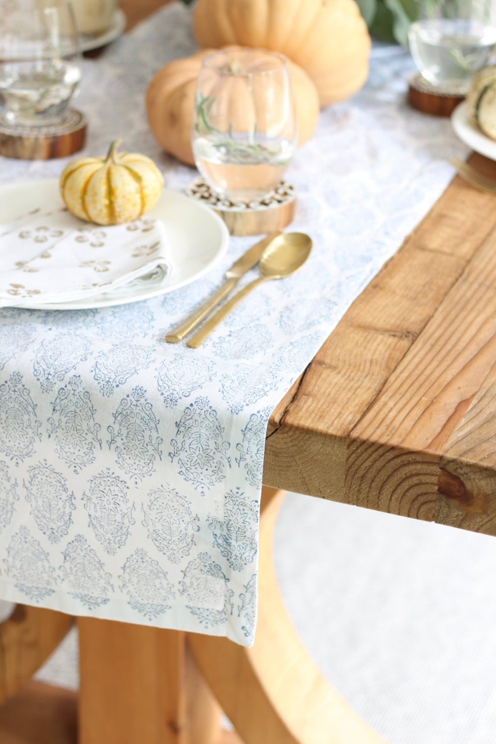 Table Runner - Vara, Navy - The Mended Company
