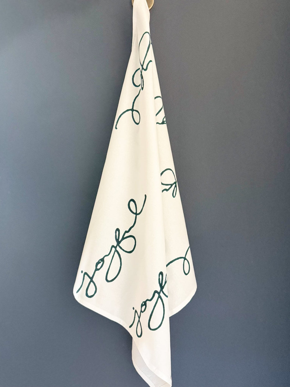 Tea Towel - Joyful, Midnight - The Mended Company