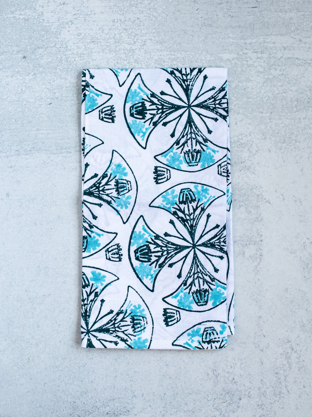 Tea Towel - Mosaic, Midnight & Saltwater - The Mended Company