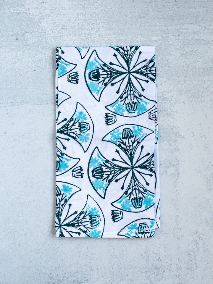 Tea Towel - Mosaic, Midnight & Saltwater - The Mended Company