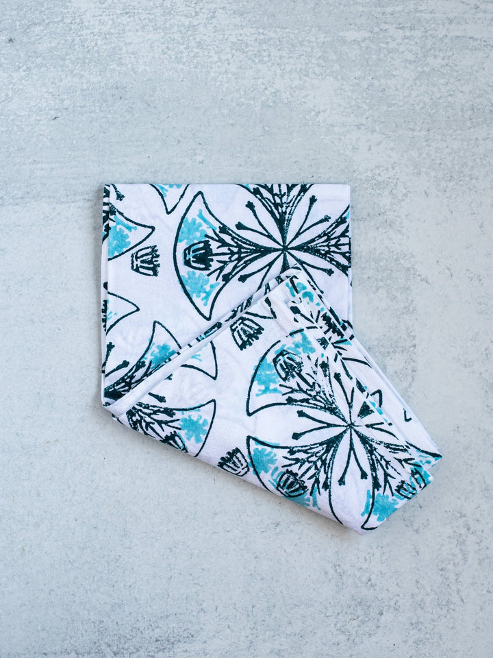 Tea Towel - Mosaic, Midnight & Saltwater - The Mended Company