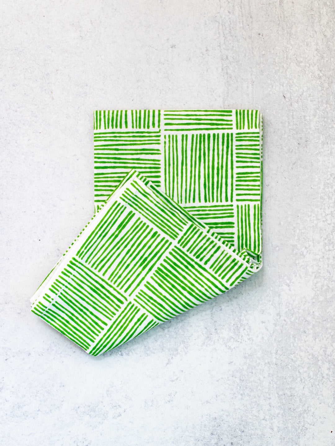 Tea Towel - Striped, Vine - The Mended Company