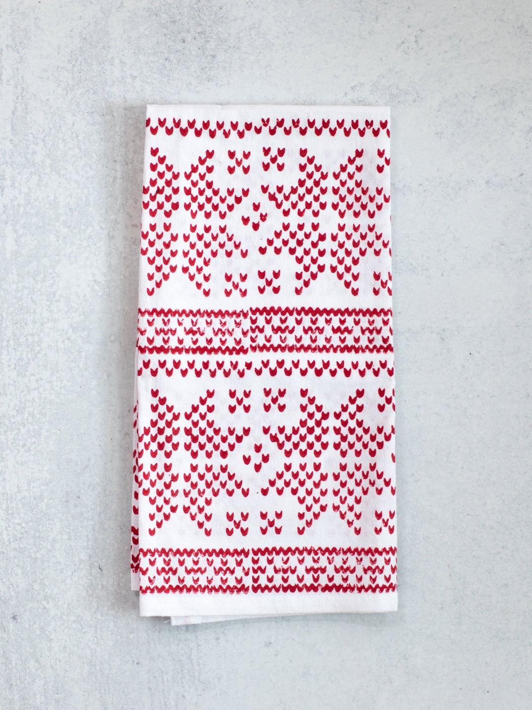 Tea Towel - Sweater, Red - The Mended Company