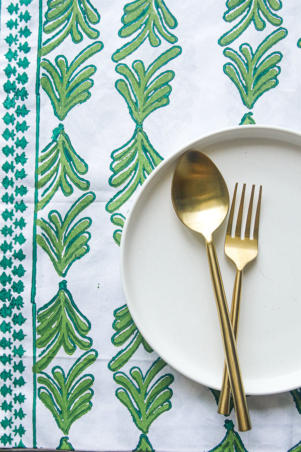 Tablecloth - Palmetto, Cactus & Kelly Green