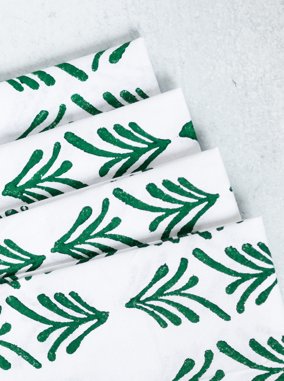 Dinner Napkins (set of 4) - Palmetto, Evergreen