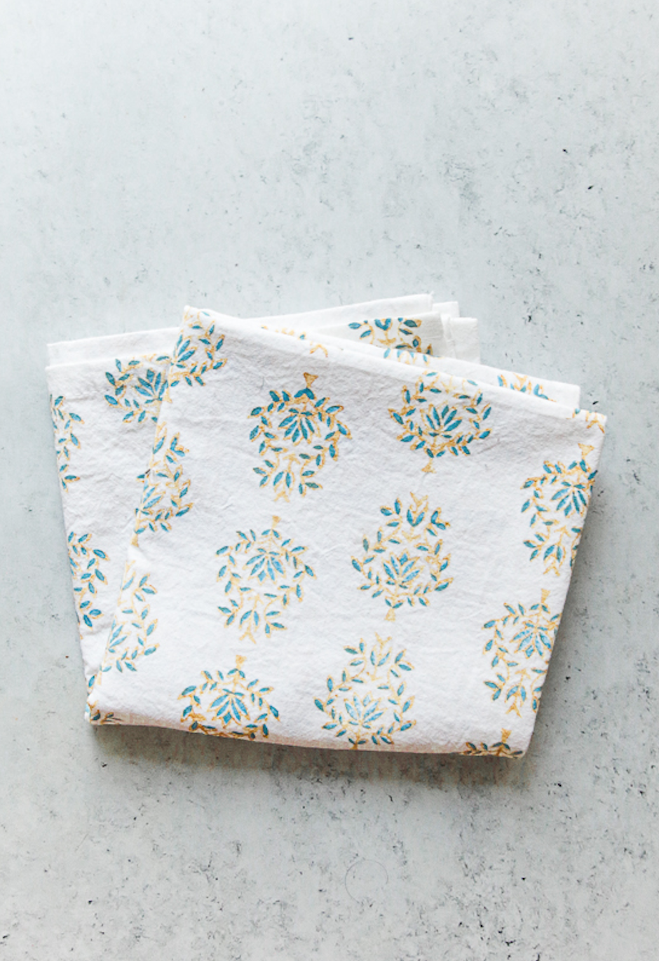 Tea Towel - Lotus, Saltwater & Neutral