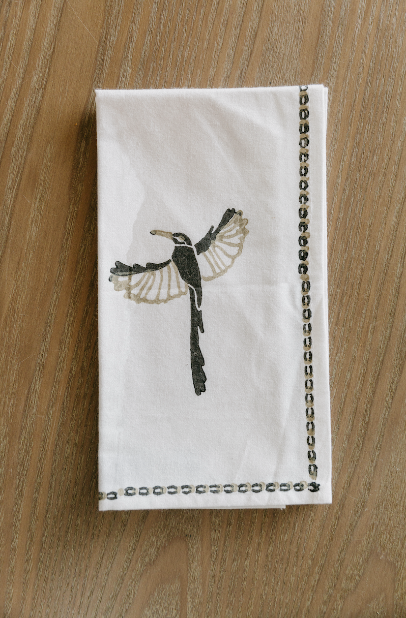 MENDED X DEMI: Dinner Napkins (set of 4) - South African Set