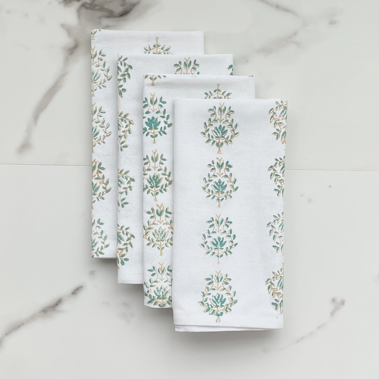 Dinner Napkins (set of 4) - Lotus, Saltwater & Neutral