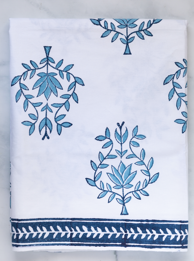 Table Throw - Lotus (Large), Uniform Blue & Navy