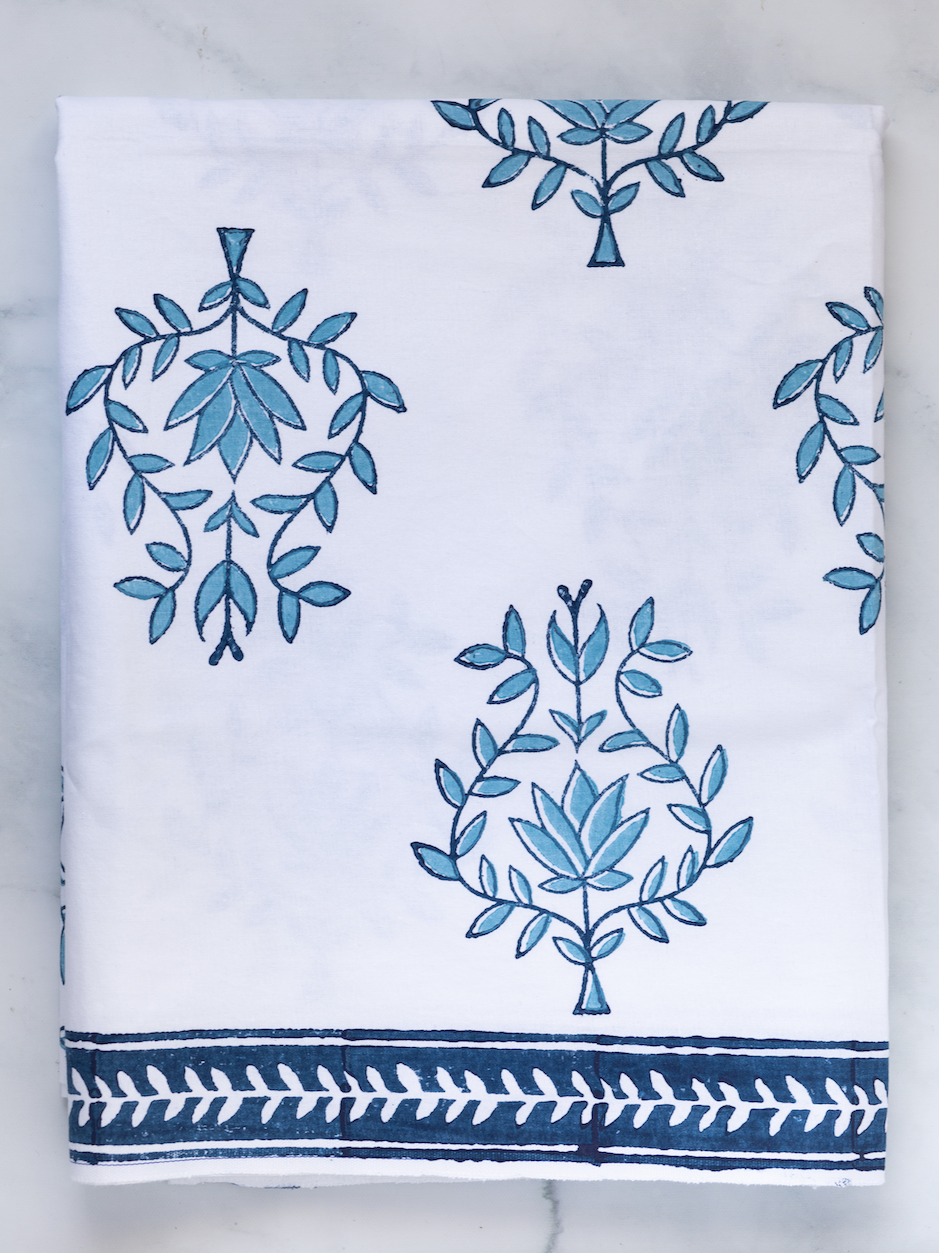 Tablecloth - Lotus (Large), Uniform Blue & Navy