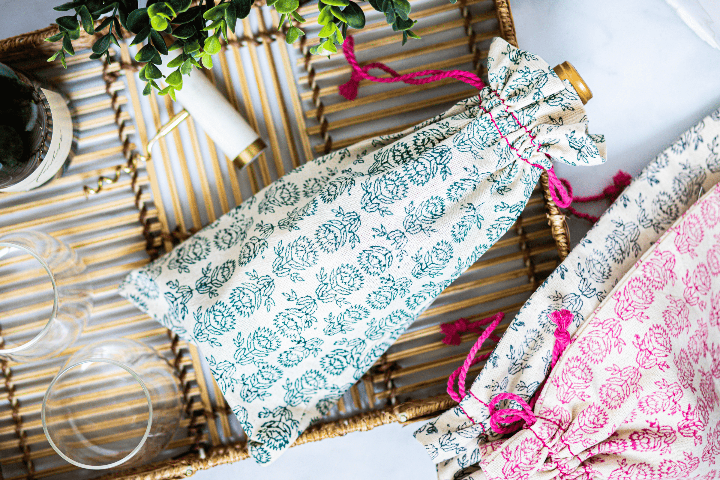 Wine Gift Bags - The Mended Company