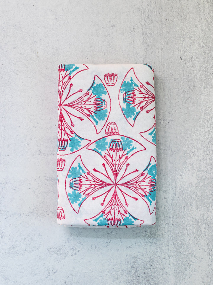 Table Throw - Mosaic - Pink & Saltwater