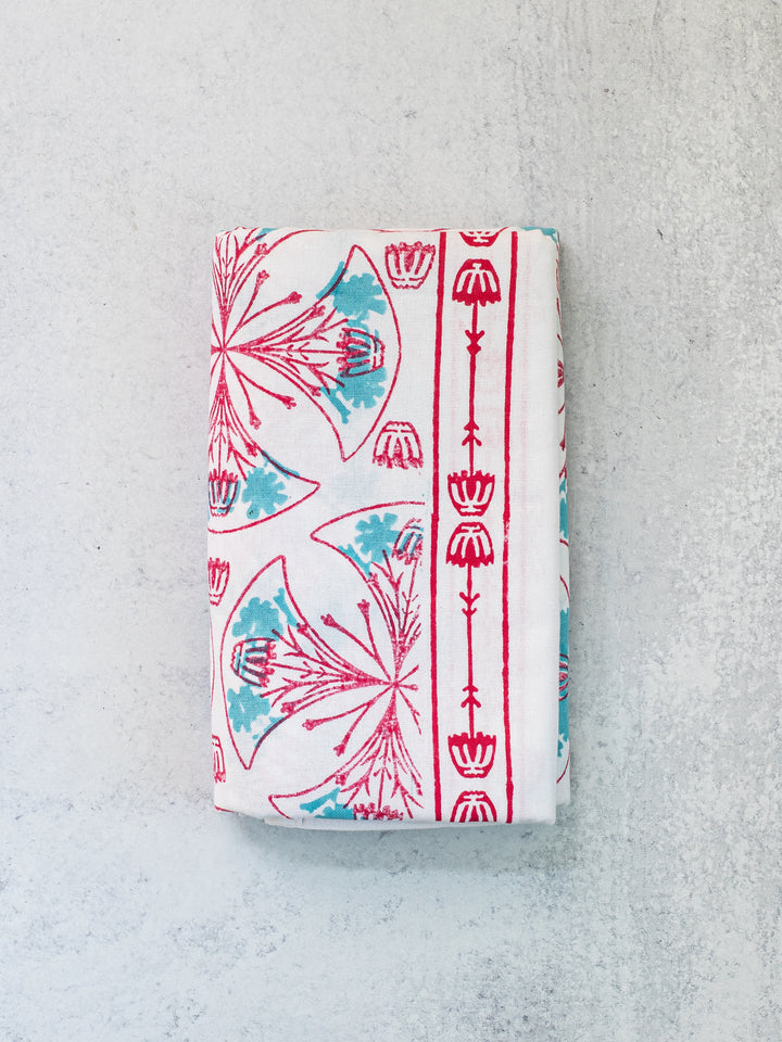 Table Throw - Mosaic - Pink & Saltwater