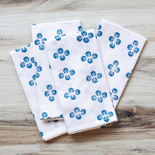 Dinner Napkins (set of 4) - Dogwood, Uniform Blue