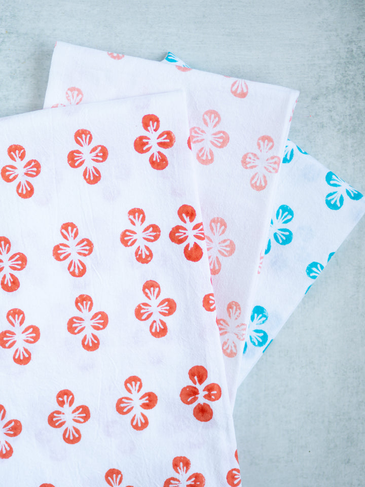 Tea Towel - Dogwood, Orange