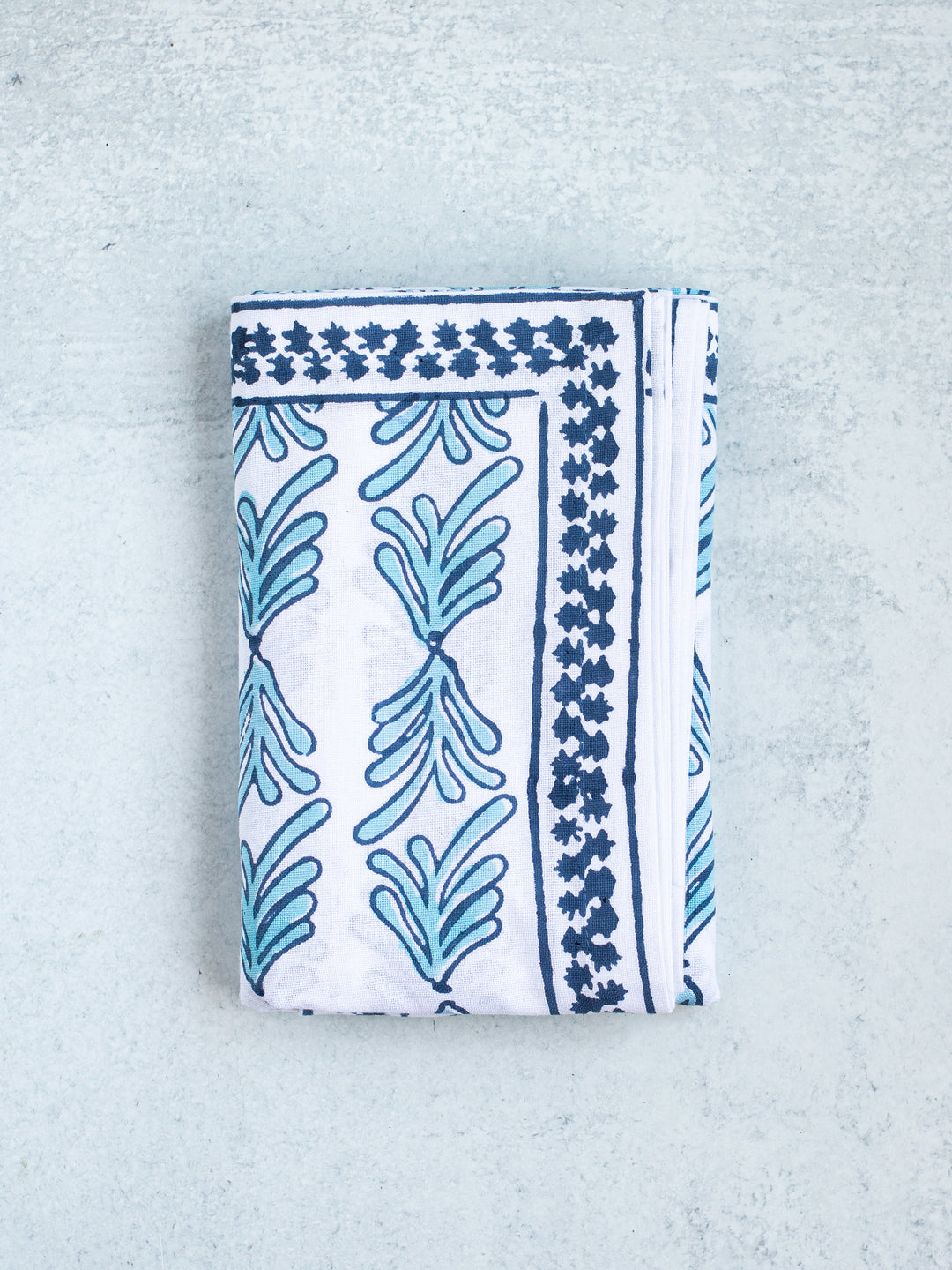 Table Throw - Palmetto, Uniform Blue & Navy