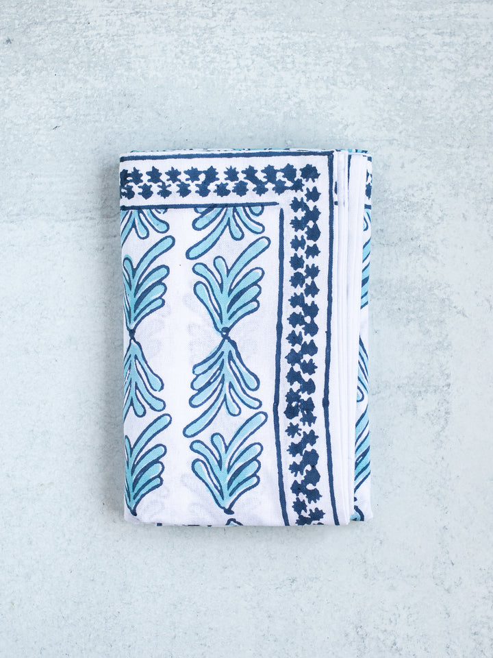 Table Throw - Palmetto, Uniform Blue & Navy