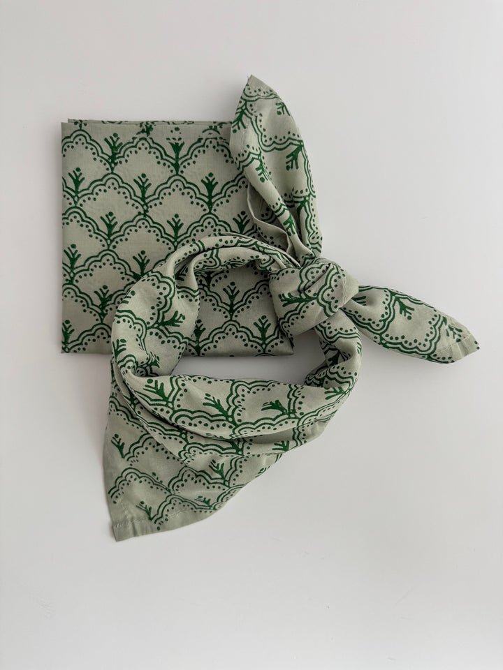 Bandana - Jaipur, Sage &amp; Evergreen