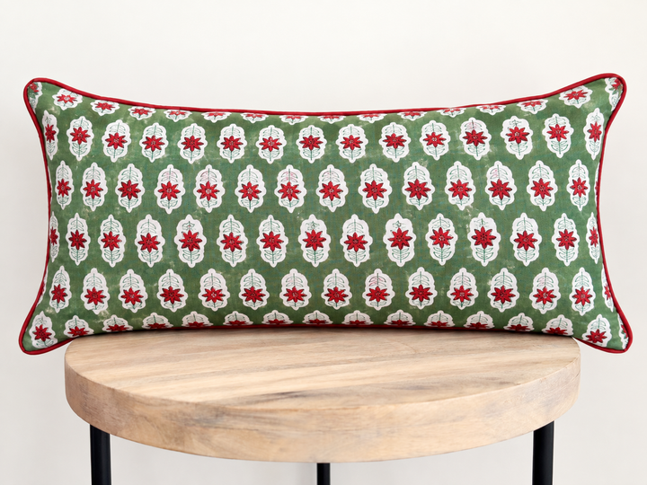 Lumbar Pillow Sham -Christmas Lily