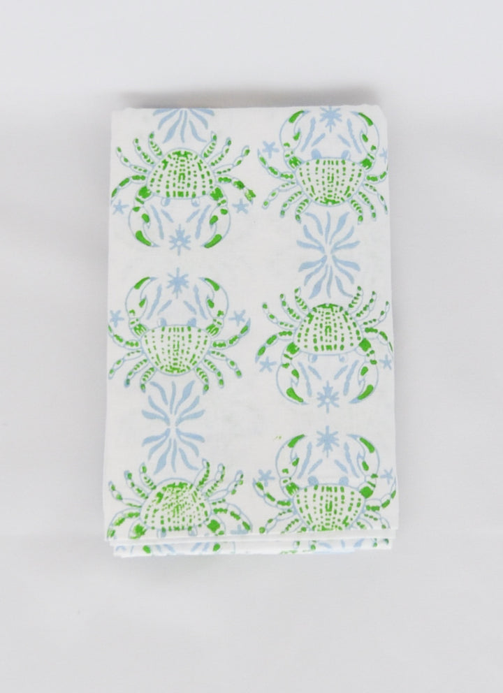 Table Runner - King Crab - Uniform Blue & Vine
