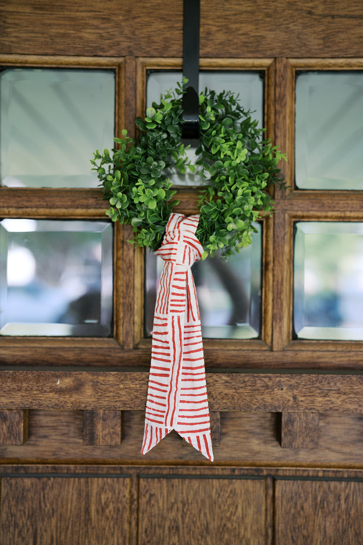 Ribbon -Stripe, Burnt Orange