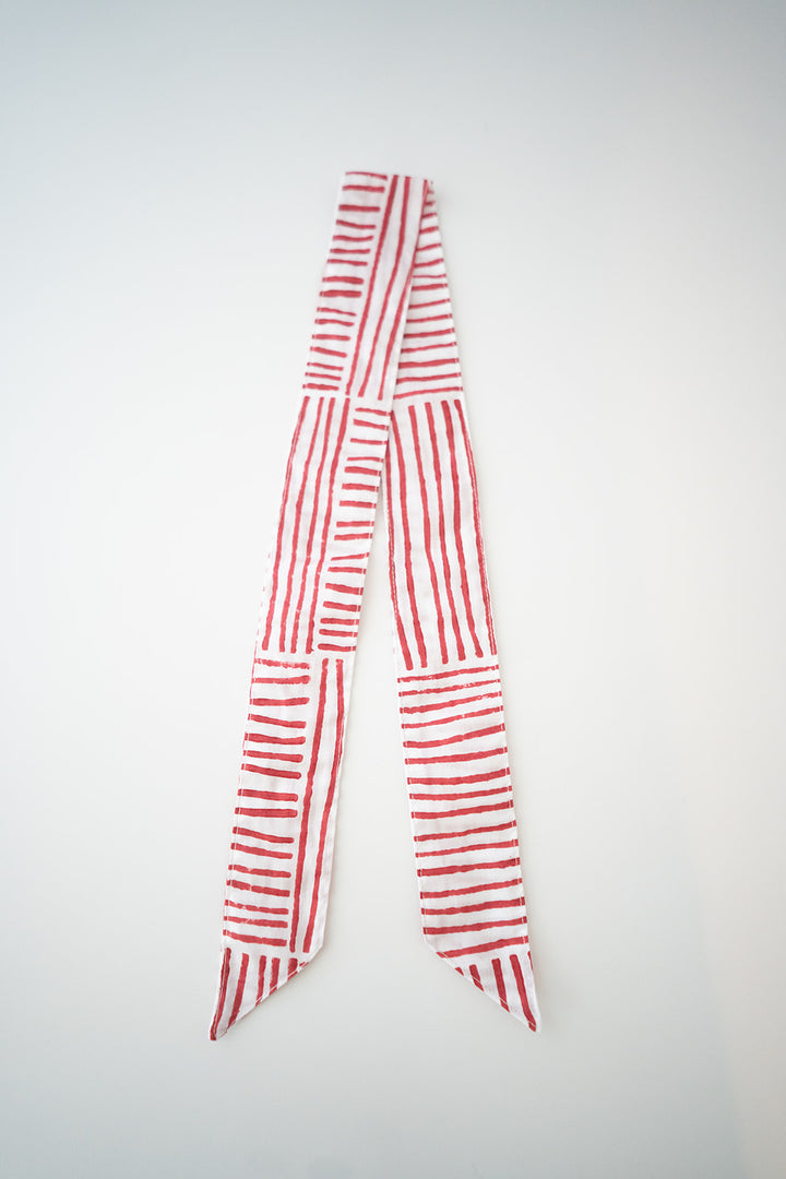 Ribbon -Stripe, Red