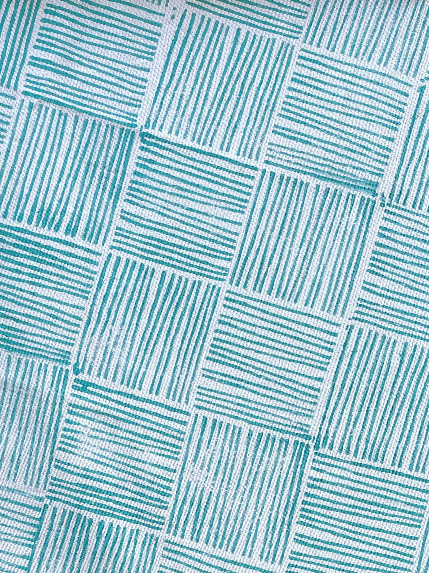 Table Runner - Striped, Saltwater