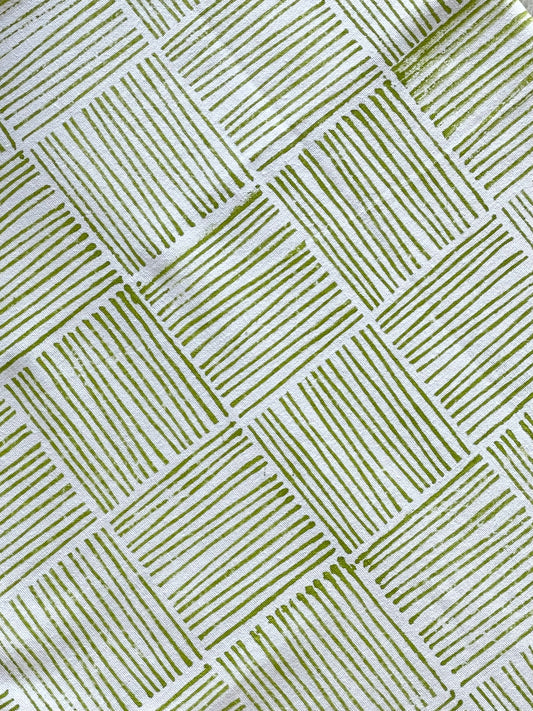 Table Runner - Striped, Lime