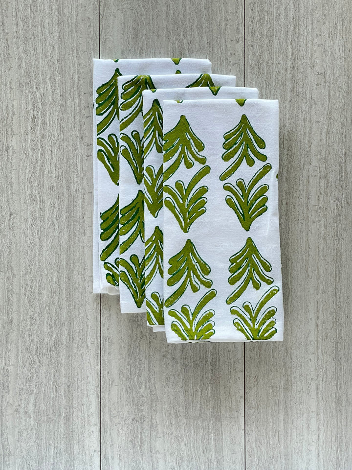 Dinner Napkins (set of 4) - Palmetto, Cactus &amp; Kelly Green