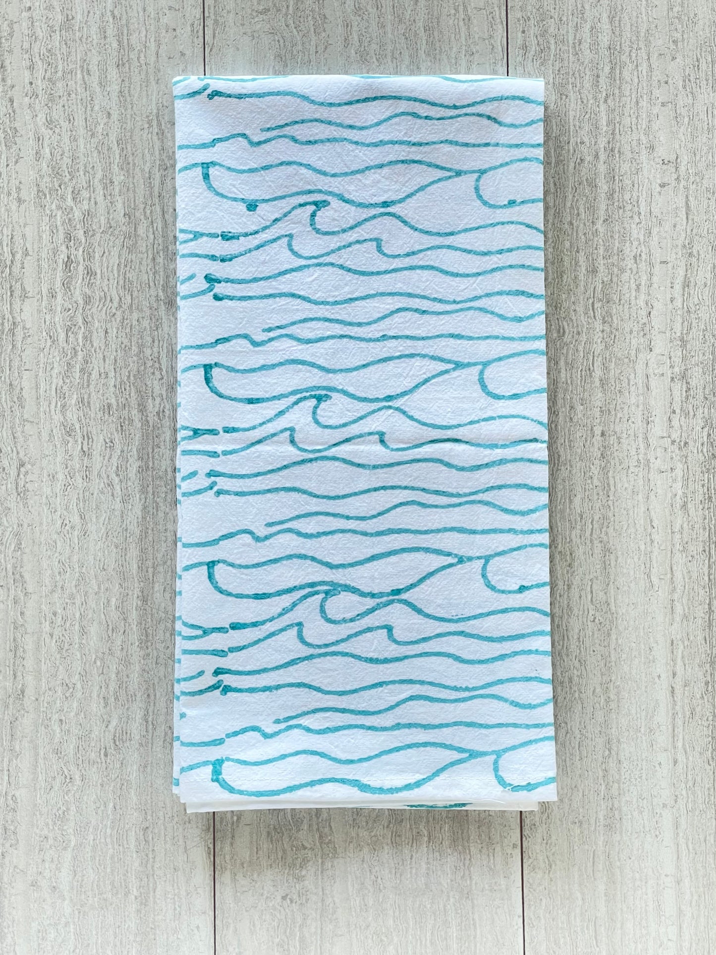 Tea Towel - Waves,  Saltwater