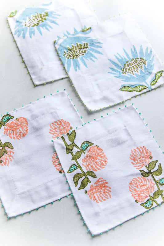 Cocktail Napkins (set of 4) - Protea & Blooms