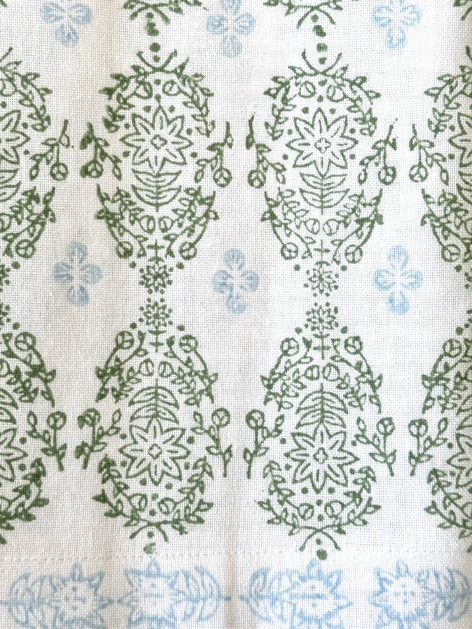 Table Throw - Vara Dogwood, Uniform Blue & Sage