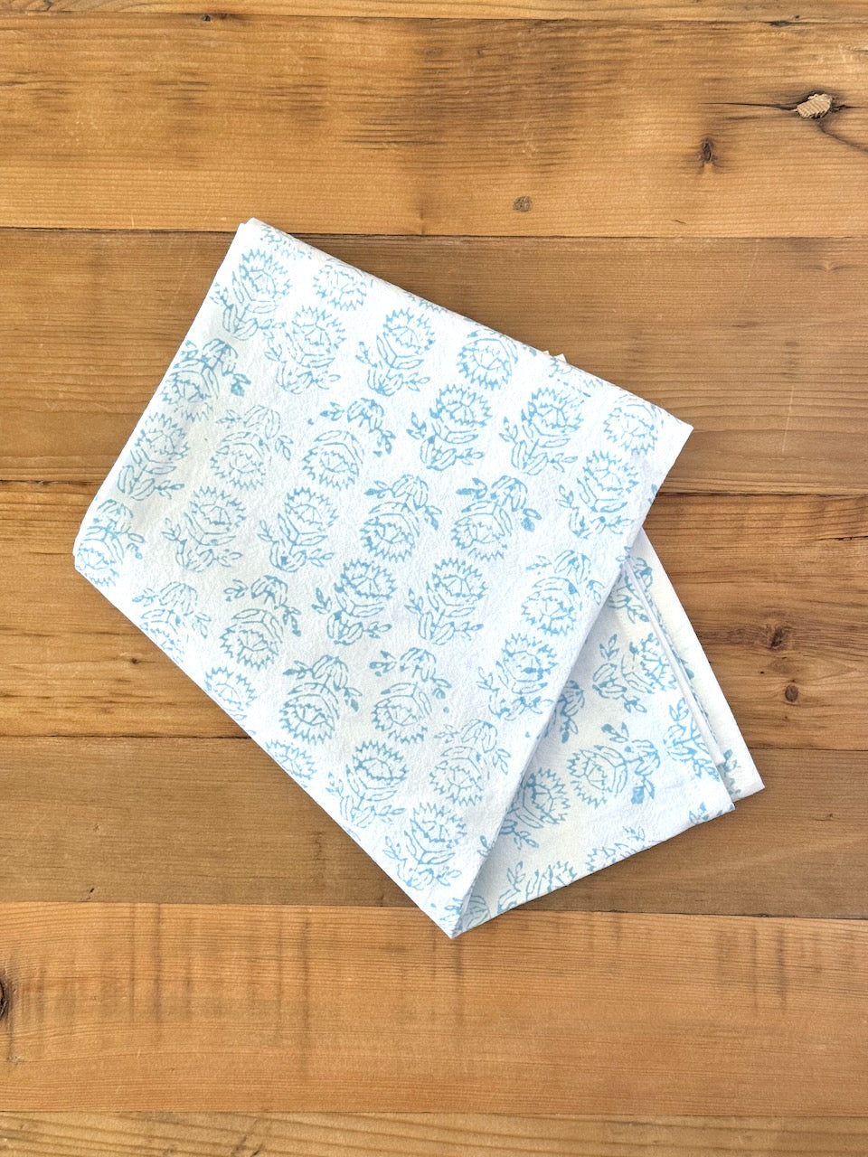 Tea Towel - Protea, Uniform Blue