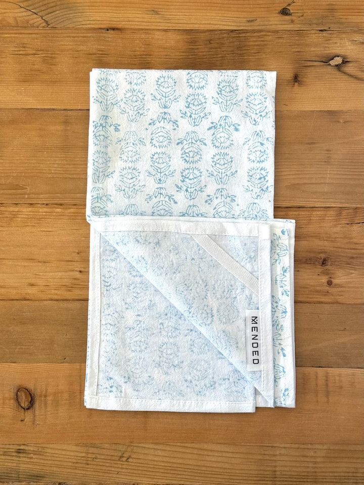 Tea Towel - Protea, Uniform Blue