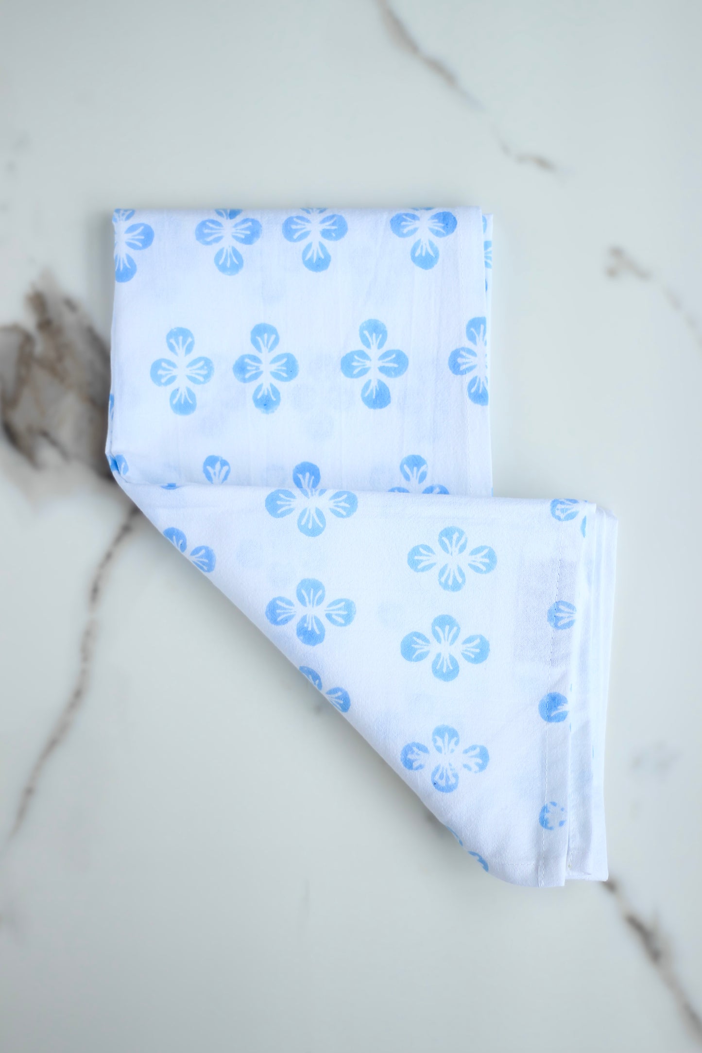 Tea Towel - Dogwood, Uniform Blue
