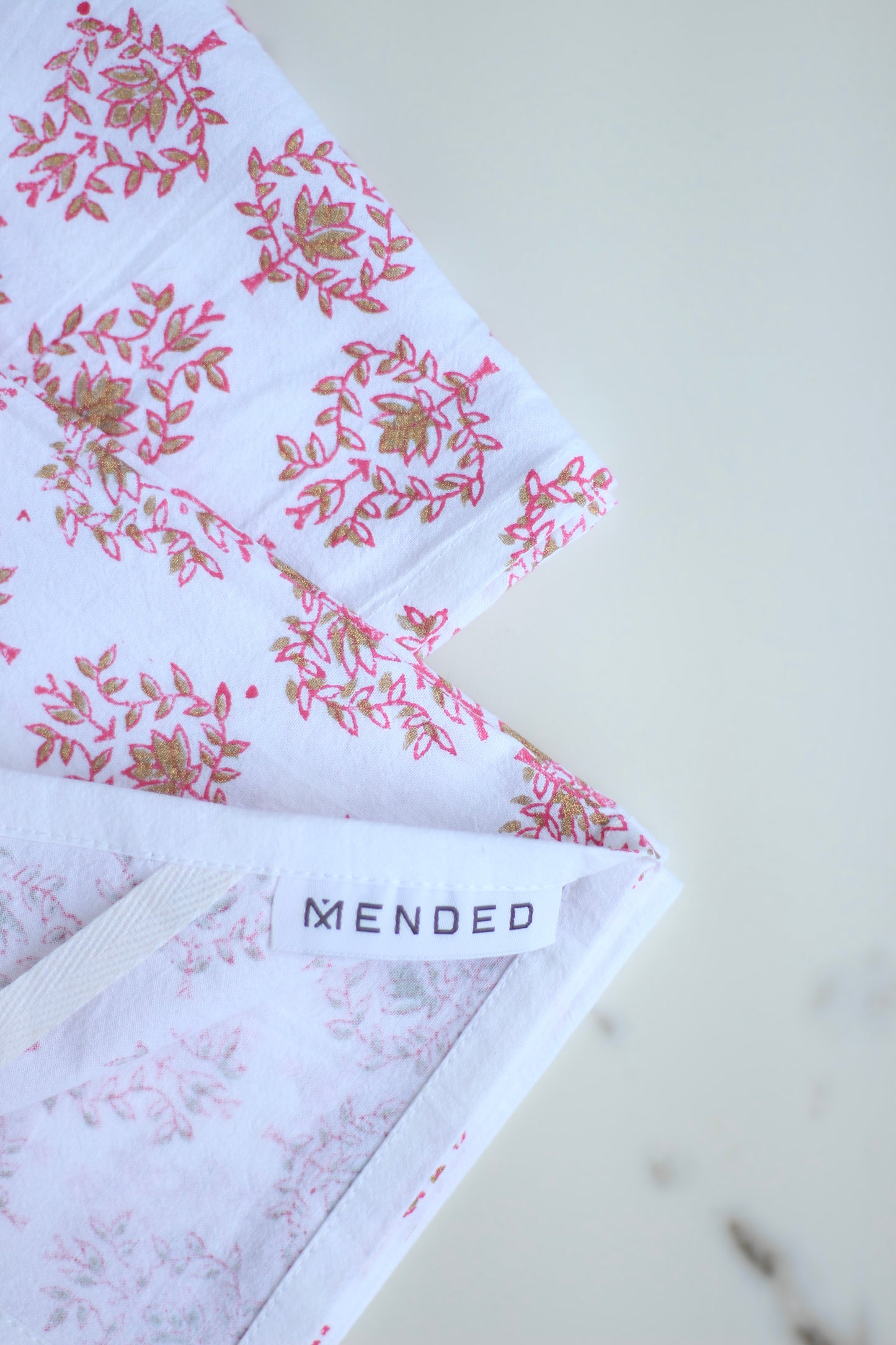 Tea Towel - Lotus, Pink & Gold