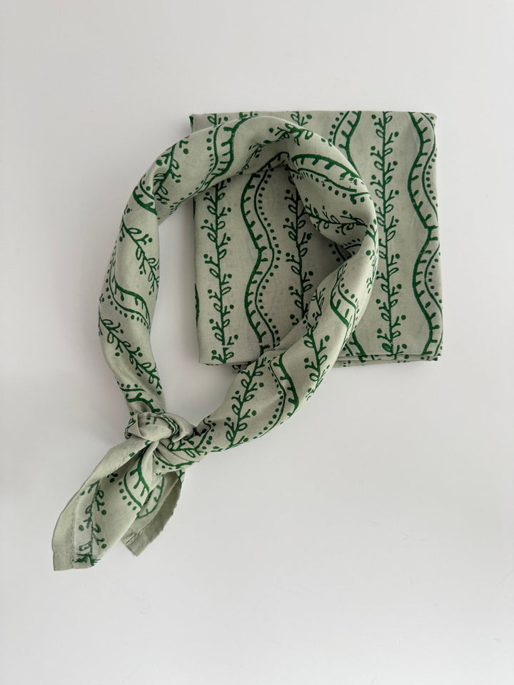 Bandana - Abigail, Sage &amp; Evergreen - The Mended Company