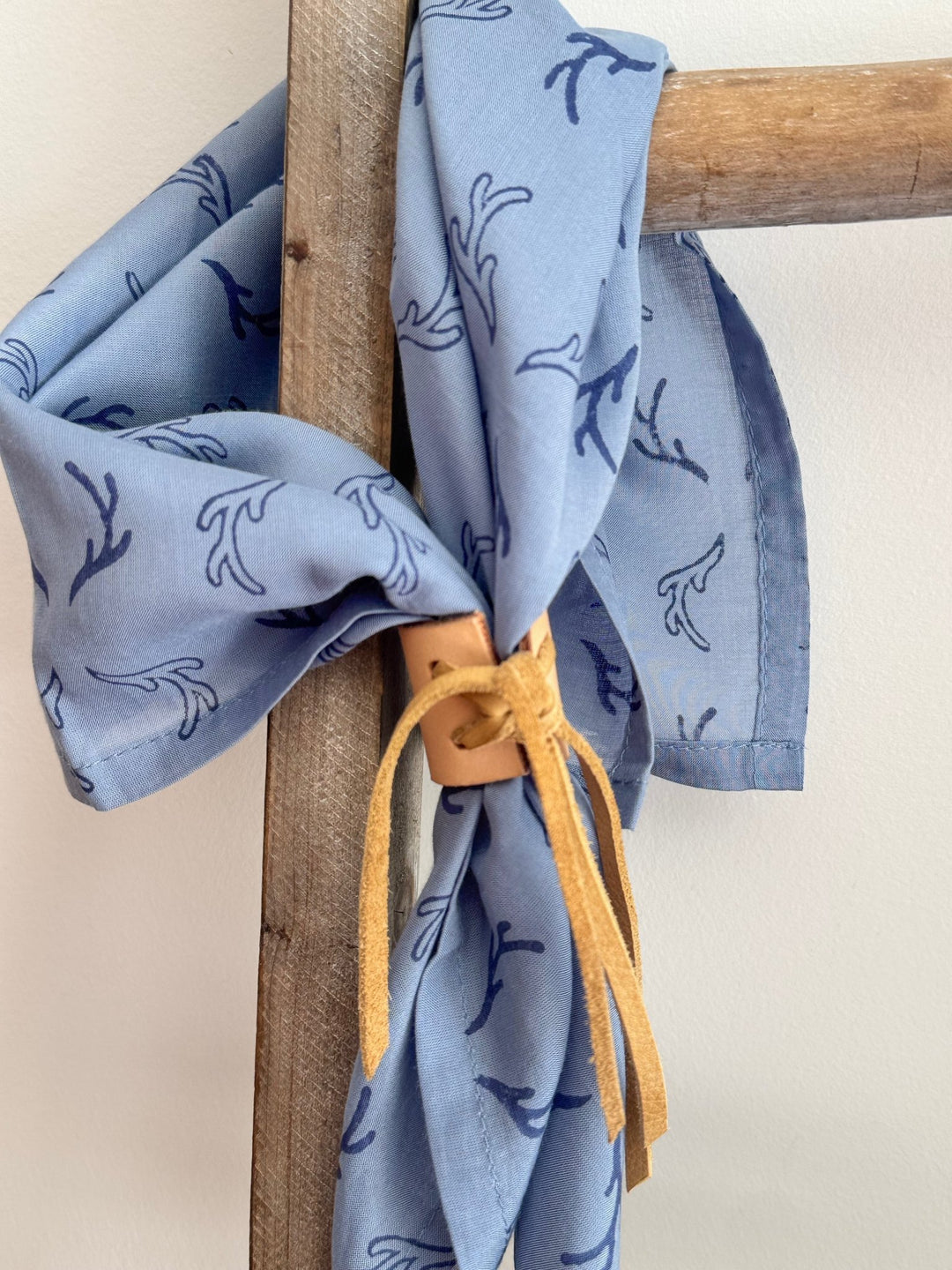 Bandana - Antler, Navy - The Mended Company